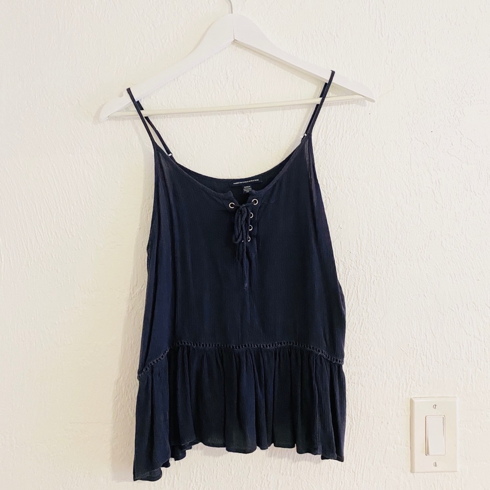 American Eagle Charcoal Grey Tank